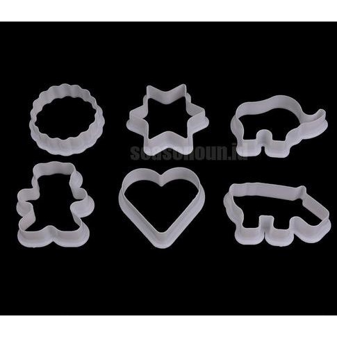 Mix Shape Cutter - Cetakan Kue Bentuk Campur (6pcs)