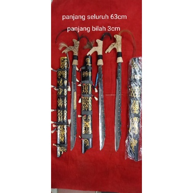 MANDAU BAJA UKIR KHAS DAYAK KALIMANTAN