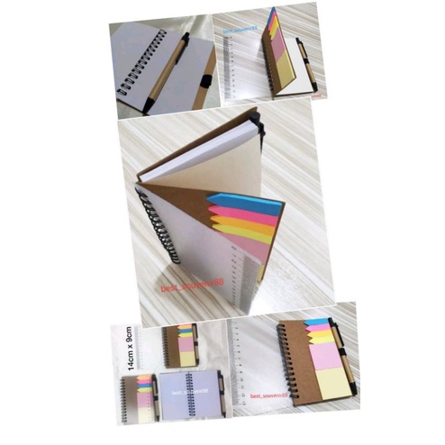 

Note Book 308/Notes Buku Tulis/ Buku Catatan / Memo Pos it + Pulpen
