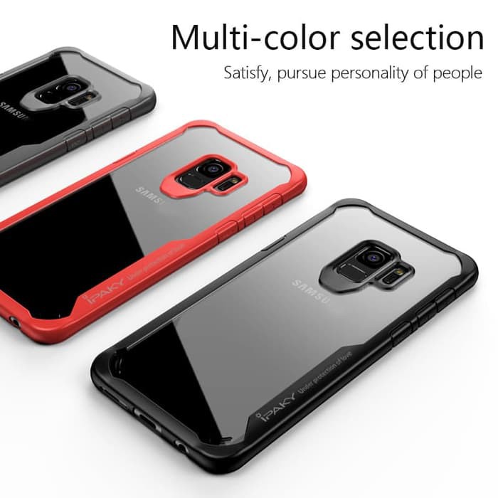 Case Samsung Galaxy S9 / S9 Plus Fuze Aprolink Bumper Case Transparant - Hitam Murah