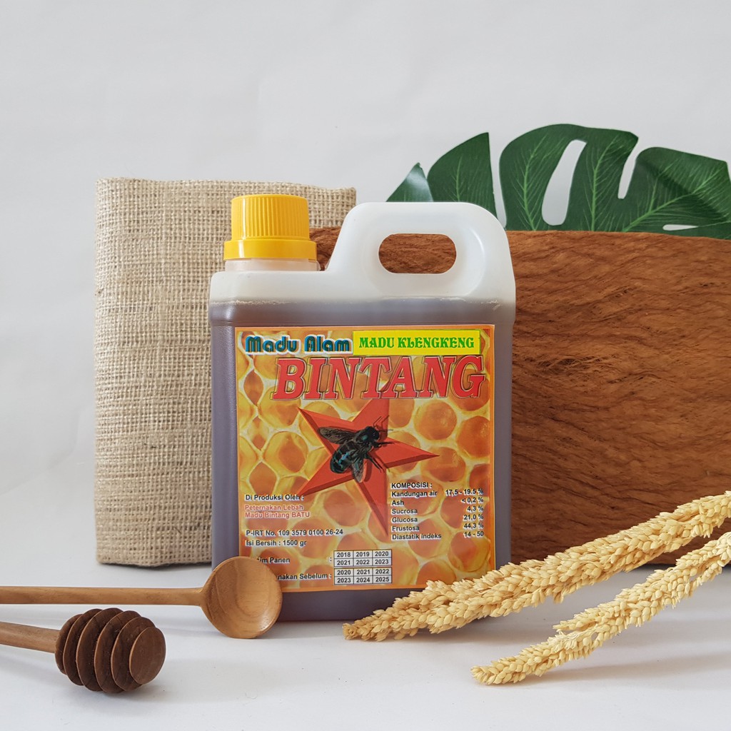 

Madu Asli | Madu Bunga Kelengkeng 930ml/1500gr | Madu Bintang