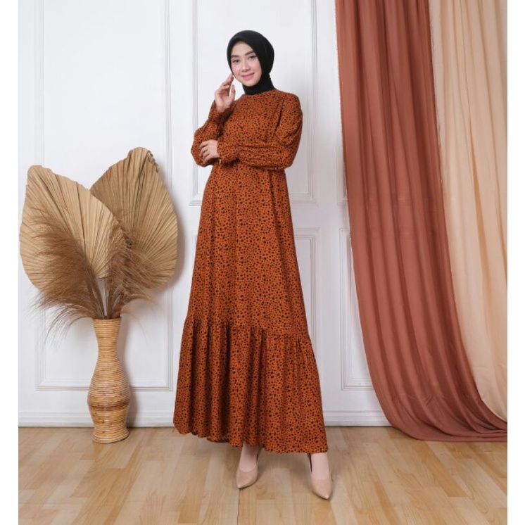Gamis Rayon Leopard /Gamis Rayon Macan