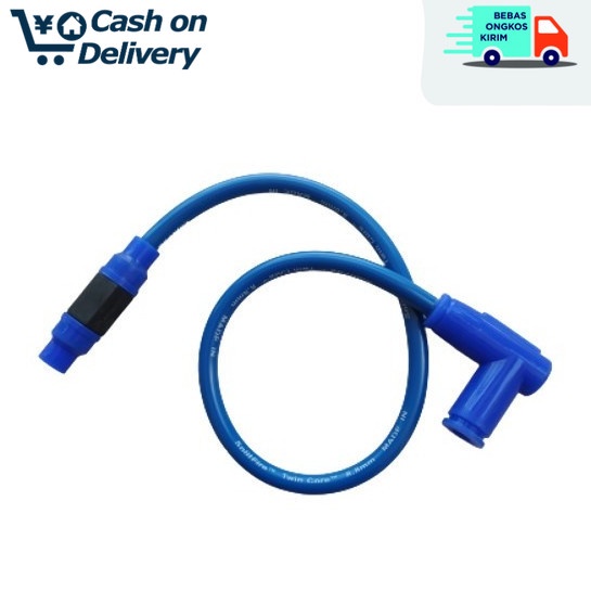 COD BIRU Kabel Busi Motor Splitfire Racing Waterproof