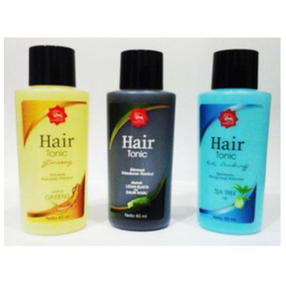 ^ KYRA ^ Viva Hair Tonic dan Hair Oil Ginseng Anti Dandruff Lidah Buaya dan Daun Waru Urang Aring