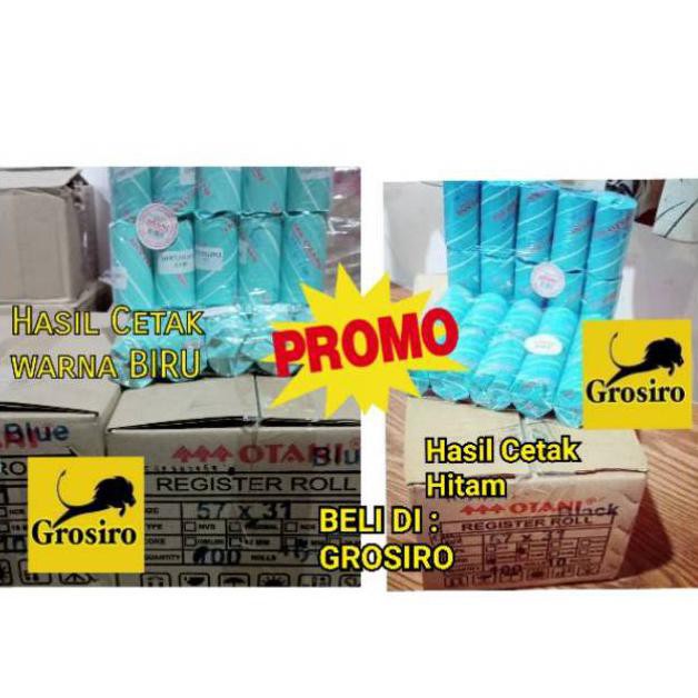 

OTANI 57x30 Kertas Thermal 1 Pack isi 10 Roll ,untuk mesin EDC BRILINK, Cashier Mini Printer Blueth