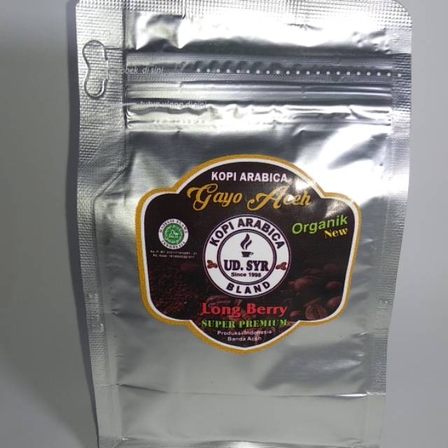

Bubuk Kopi Arabica Long Berry Gayo