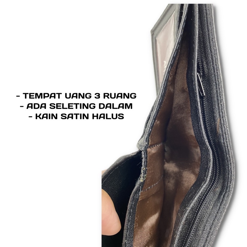 DOMPET PRIA LIPAT PU LEATHER DOMPET PRIA MURAH KULIT SINTETIS DOMPET PRIA EMBOS SELETING DALAM DOMPET PRIA KARTU ATM