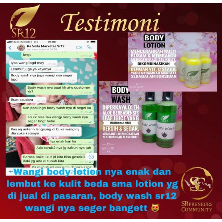 Whitening Bodylation sr12 / Whitening Body Lation sr12 / Pelembab Kulit / Pencerah Badan