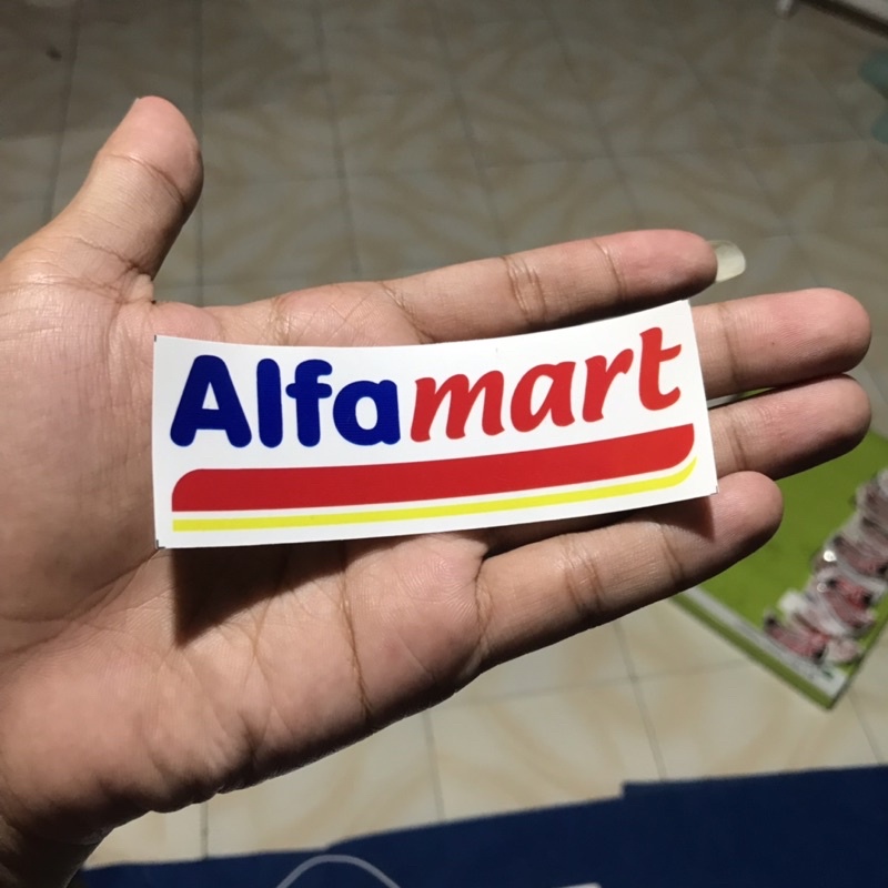 Sticker Indomaret Alfamart Bijian Anti Air