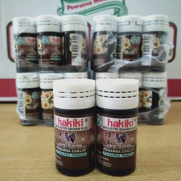 

Hakiki Pewarna Cokelat 15ml Sumbo Pewarna Makanan Bahan Tambahan Pangan