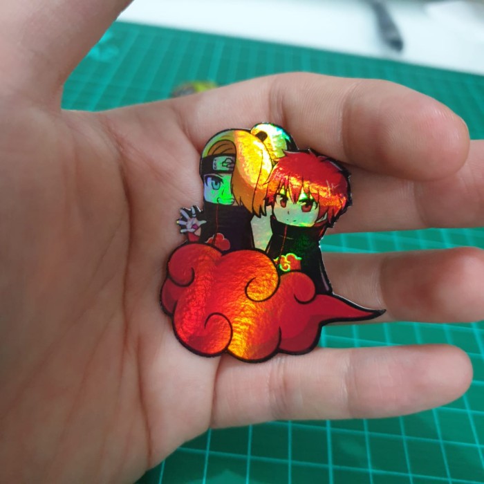Sticker Hologram Anime - PSH178 - Naruto Akatsuki - Sasori Deidara