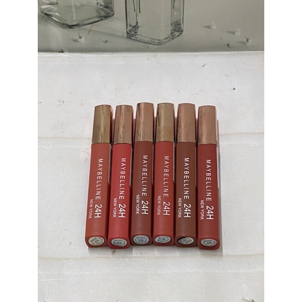 [ 12 PCS ] LIPGLOSS MAYBELLINE MATTE &amp; SOFT LONGLASTING ITEM NO : 1106-1 / LIPCREAM TAHAN AIR