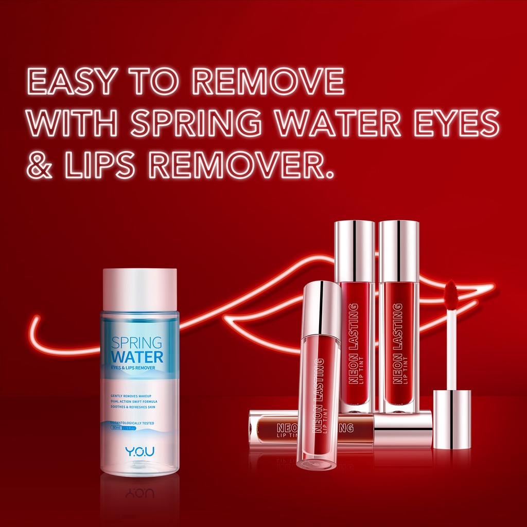 YOU Neon Lasting Lip Tint | Tahan Lama Hingga 12 Jam-8