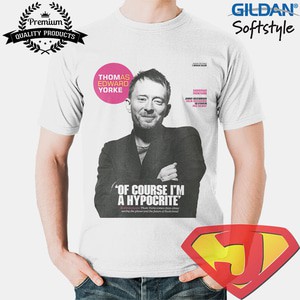 Kaos Band Rock Pria /  Original Gildan - Radiohead Thom Yorke