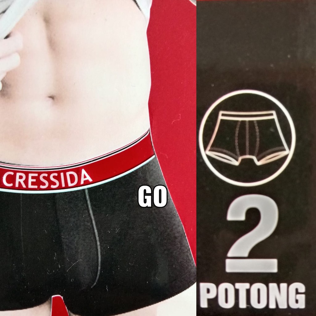 gos CRESSIDA BOXER ECD.15D Pakaian Pria Pakaian Dalam Sport Mini Boxer Underwear