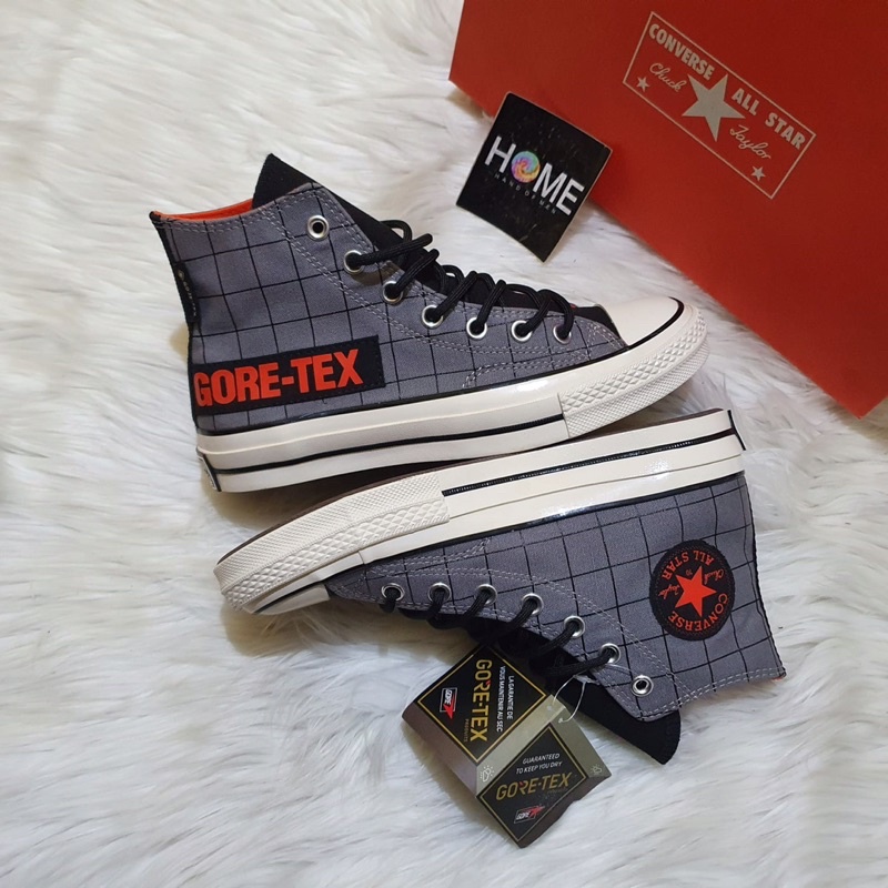 Converse Chuck Taylor All Star 70s Hi Gore-Tex Grid print Mason Grey Cold Fusion