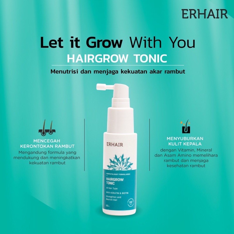 ERHAIR HAIRGROW TONIC 60 ML @MJ