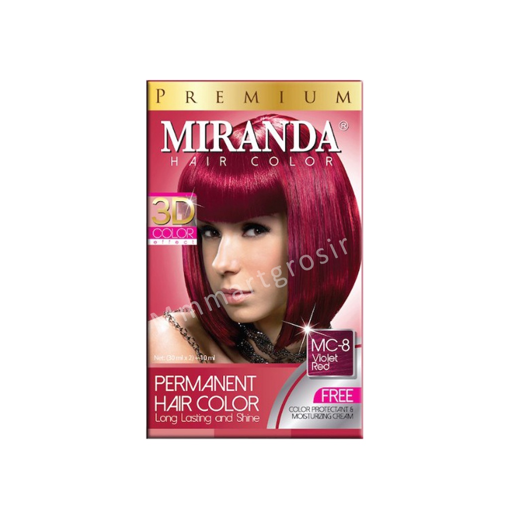 Miranda / Cat Rambut / MC-8 Violet Red / 30mlx2 + 10ml