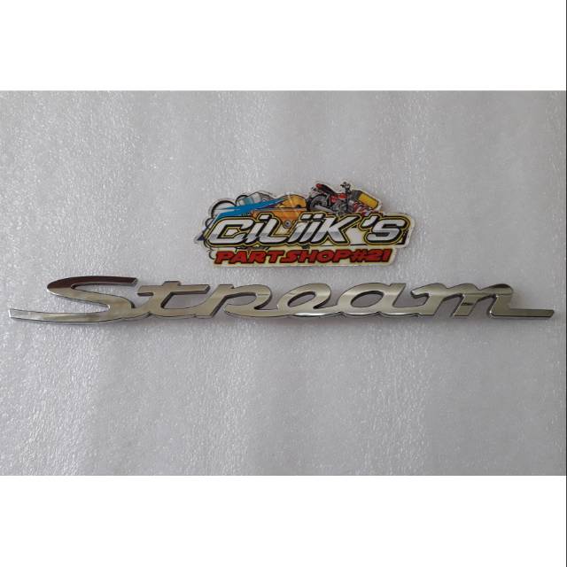 Jual EMBLEM LOGO TULISAN HONDA STREAM GENERASI KE 2 ORISINIL HONDA 