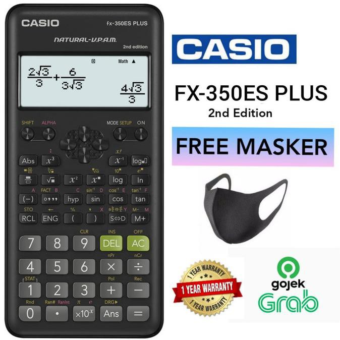 

KALKULATOR CASIO FX 350 ES PLUS - CUCI GUDANG LHOOO