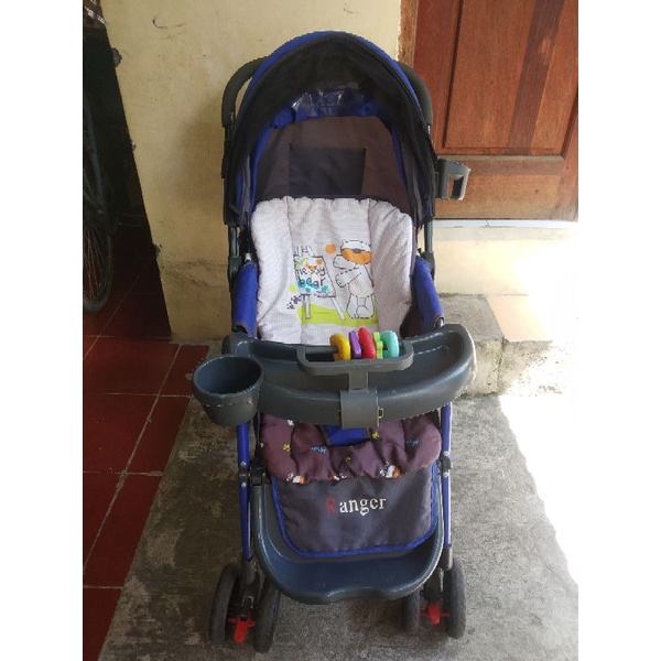 stroller pliko ranger preloved second bekas kereta dorong bayi