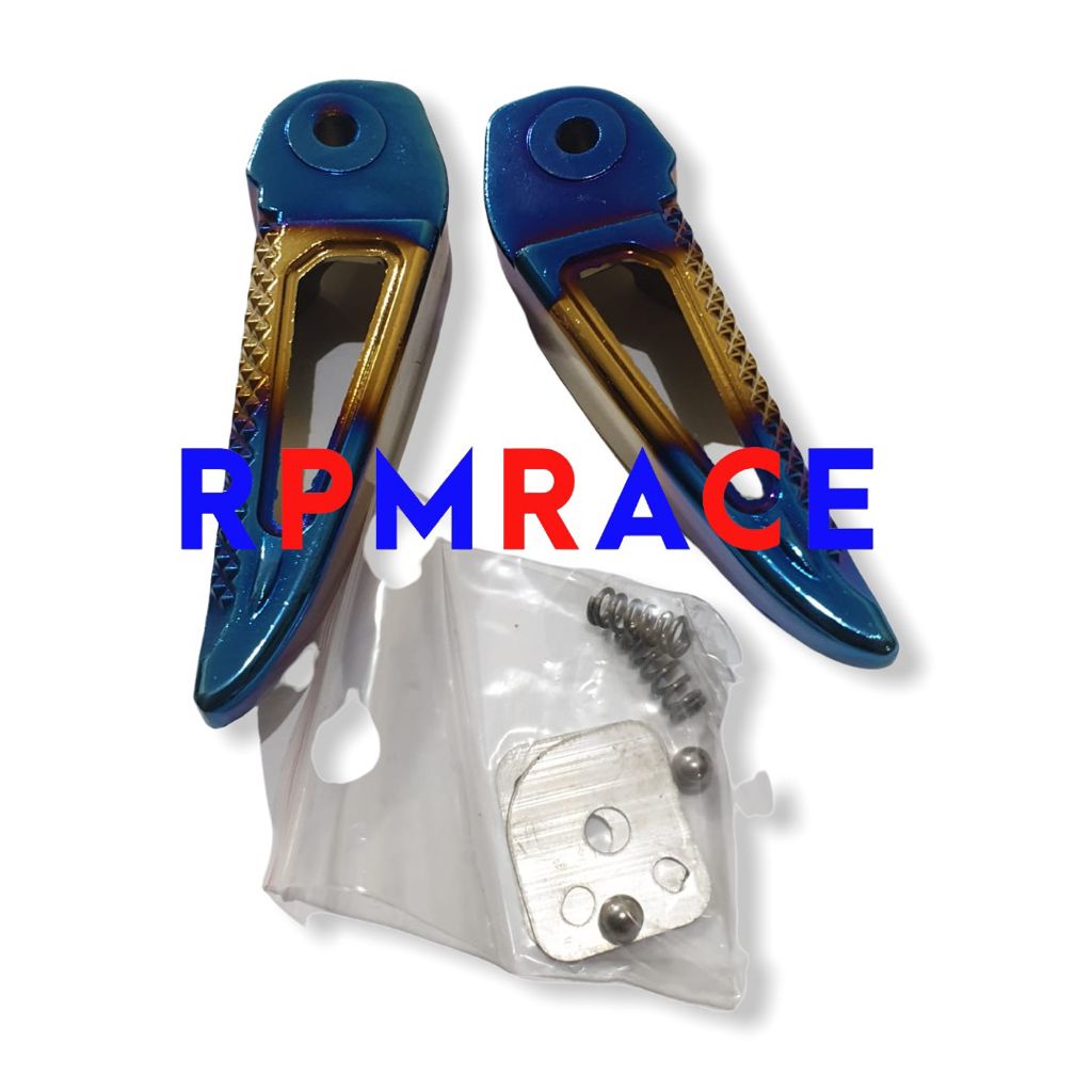 Injakan step belakang twotone chrome model Scoopy beat vario 110 vario 125 dll