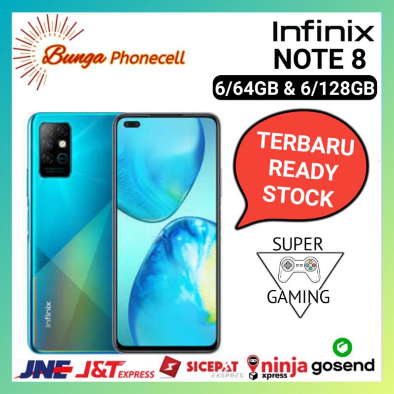 Infinix Note 8 6/64GB &amp; 8/128GB Garansi Resmi