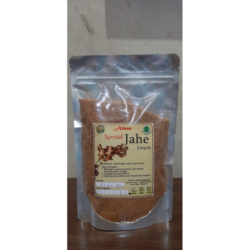 JAHE EMPRIT PREMIUM ALAMI | JAHE EMPRIT SUPER GULA KELAPA SEREH SIAP SAJI 180GRAM