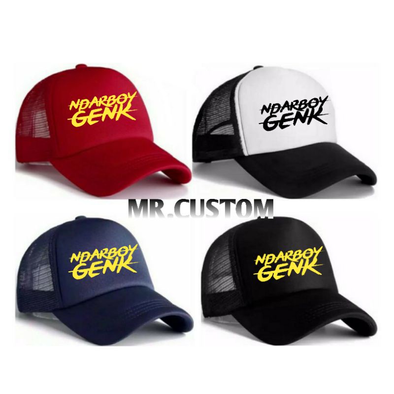 Topi jaring/topi trucker/topi distro pria wanita lokal pride NDARBOY GENK
