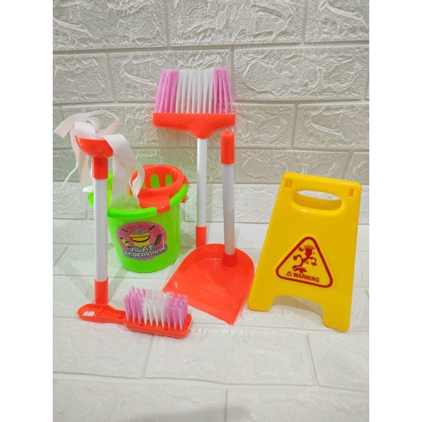 Mainan alat kebersihan anak mainan edukasi cleaning tools MC01