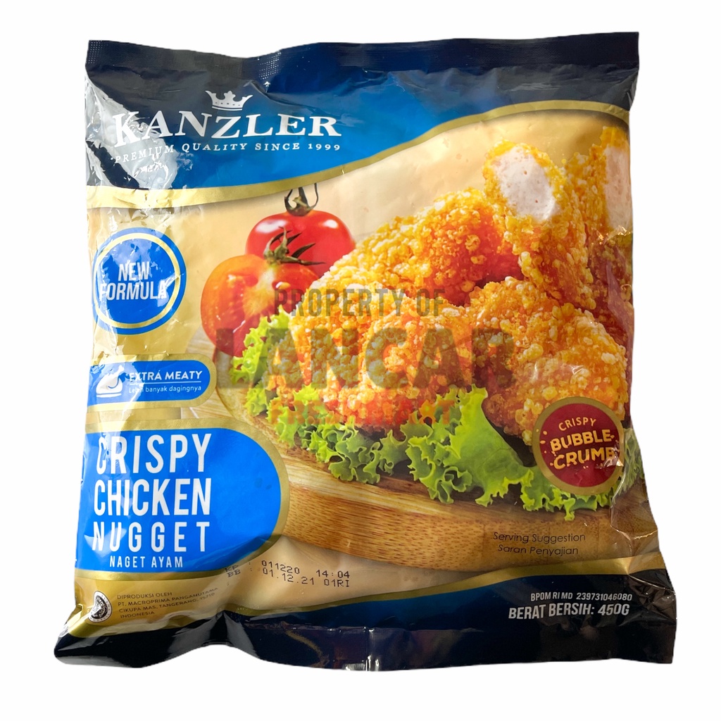 KANZLER CRISPY CHICKEN NUGGET 450GR