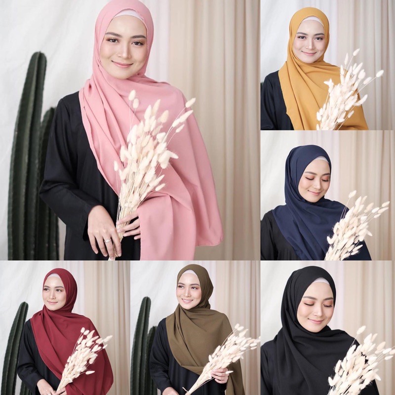HIJAB PASHMINA DIAMOND ITALIANO / FASHION BAHAN YANG