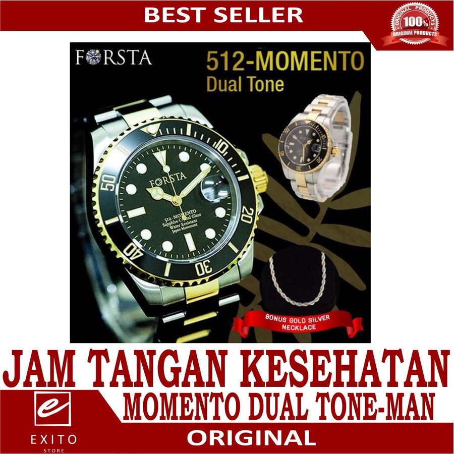 Jam Tangan Forsta 115 Elemento Dual Tone Man