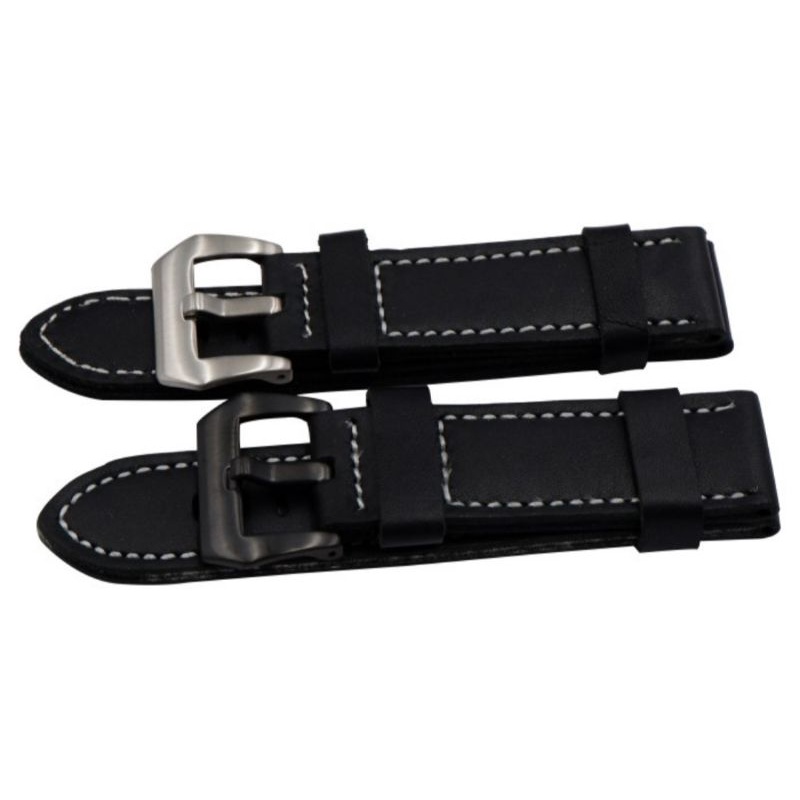 Leather Strap Band Kulit Jam Tangan Italy Style 22mm 24mm