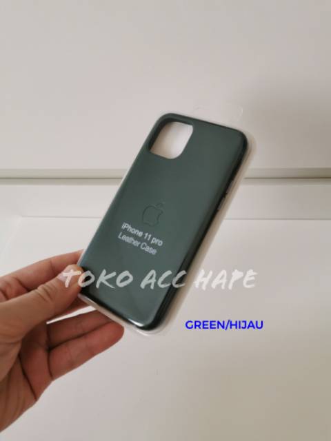 LEATHER CASE SOFT HARD COVER KULIT ORIGINAL IPHONE 11 PRO TERMURAH