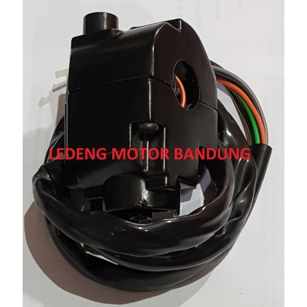 Saklar Kiri Kaze Kawasaki 8 Kabel Switch Tombol Klakson Sen Lampu Dim Lokal