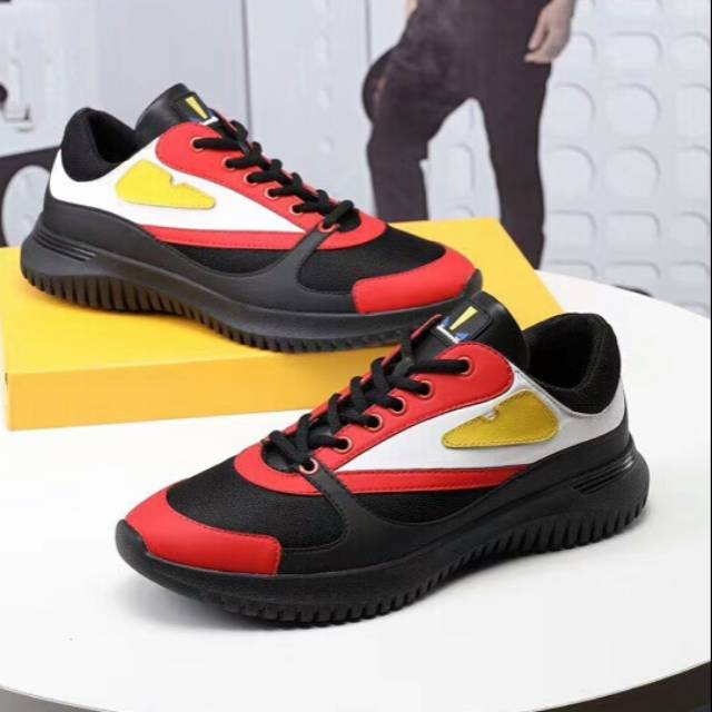 Sepatu fendi sneaker mirror quality sport murah