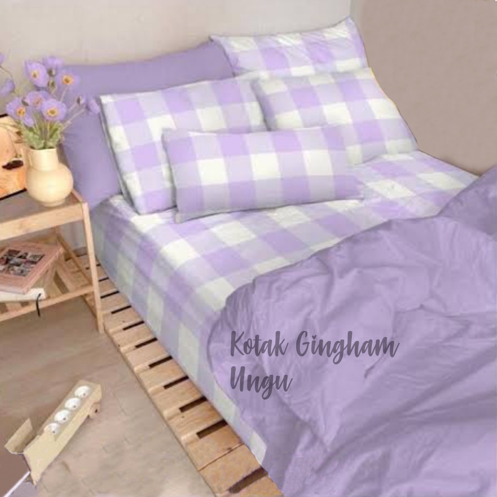 Sprei Aesthetic Tinggi 20 All Size Bed - Sudut Karet