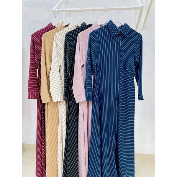 Putri Dress by LW Zihan | Dress salur | Simple Dress