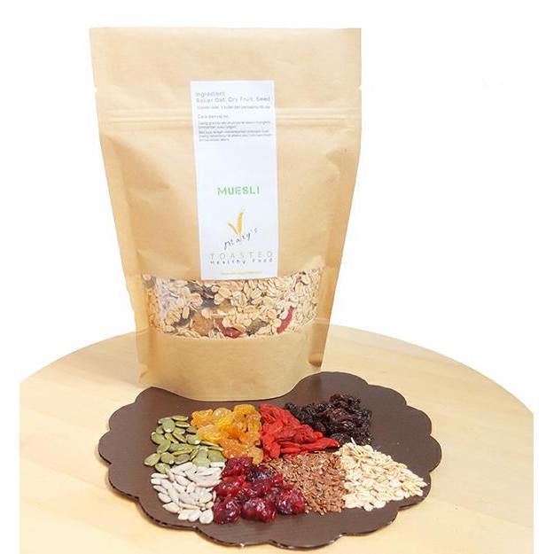 

Healthy Granola COMBI A-500gr(OAT, RAISIN, CRNBERRY, SUNFLOWR,GJIBERY)
