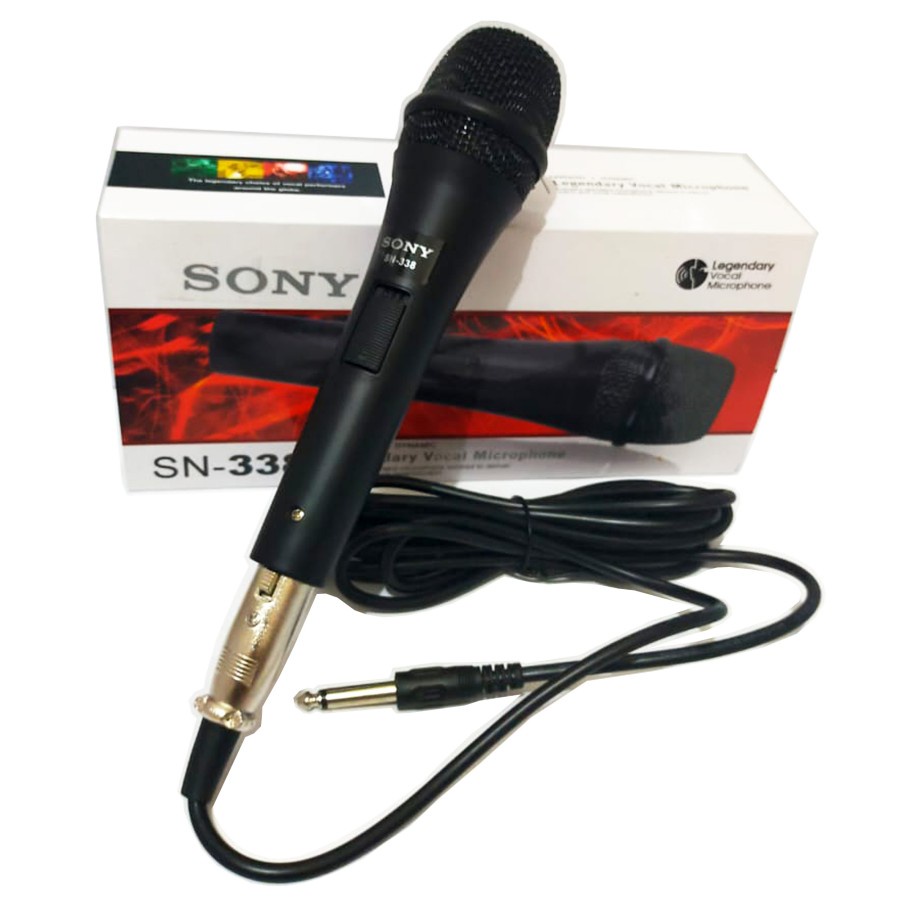 Microphone Karaoke Sony SN 338 Mik/Mikrofon/Mic Kabel