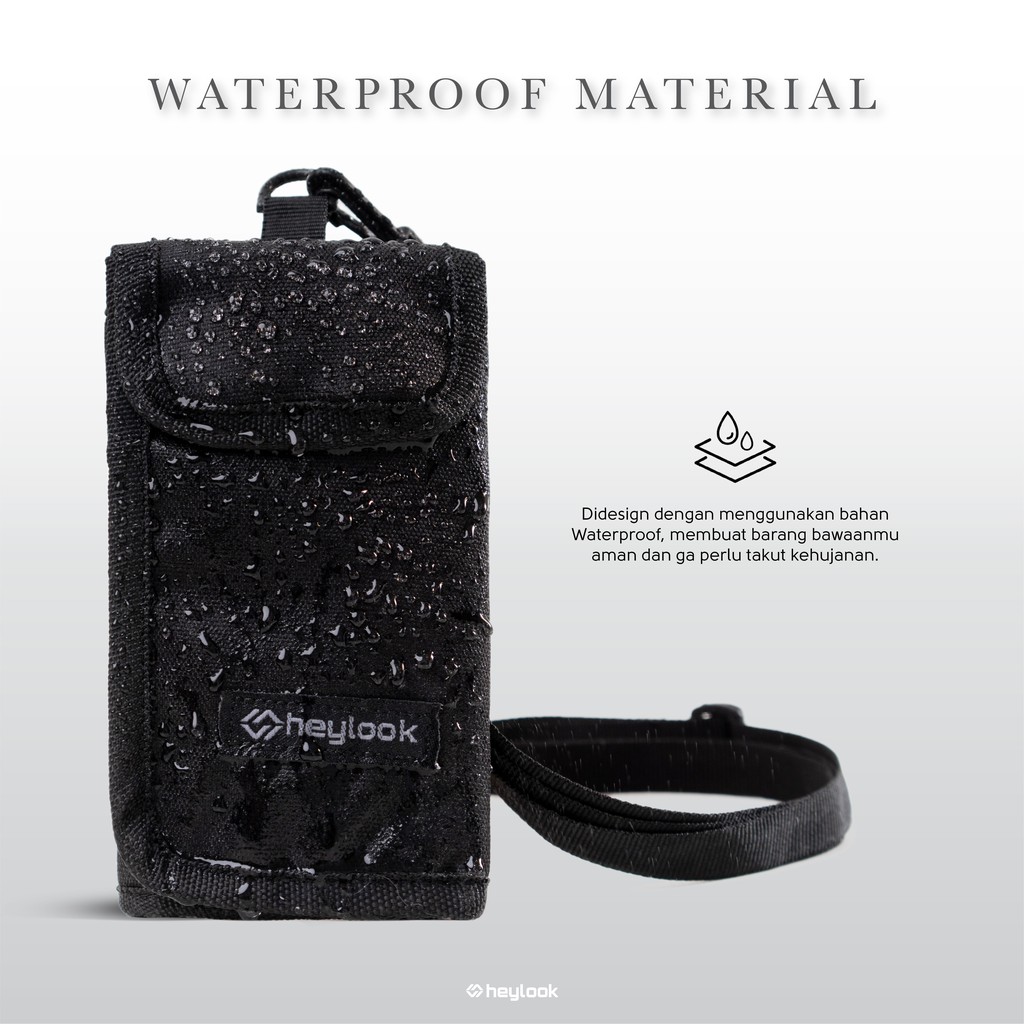 HEYLOOK Project - Sling Wallet TOKYO Waterproof Dompet Kartu Anti Air Sling Bag Wallet