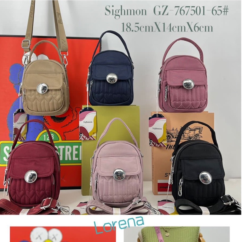 GZ767501-65 TAS WANITA IMPORT SIGHMON 2in1 JINJING DAN SELEMPANG