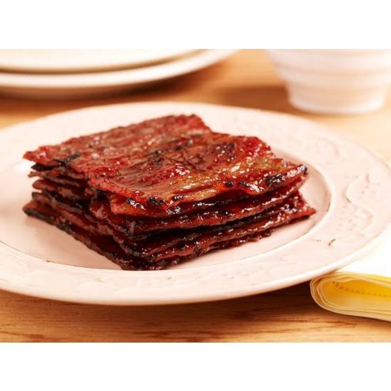 Dendeng Babi Kotak /Dendeng Babi ala Singapore  Bakkwa /Dendeng Babi Manis /Dendeng BeeCheng Hiang