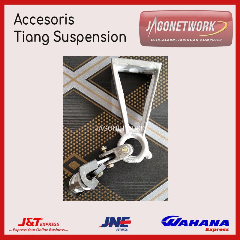 KLEM / Clamp Suspension gantung / aksesoris tiang fiber optik / Accessories fiber optic fo