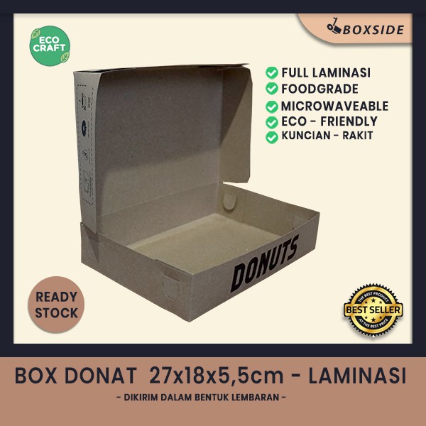 

Box Donat / Box Roti / Box Makanan / Box Kue Uk 27x18,5