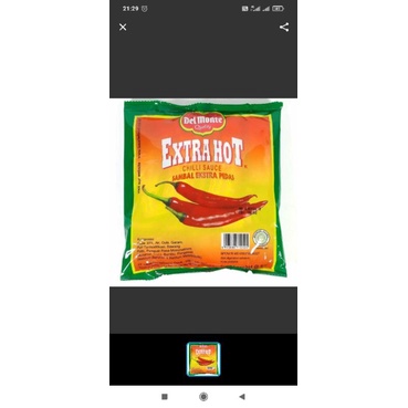 

Delmonte sachet 20x24x8gr