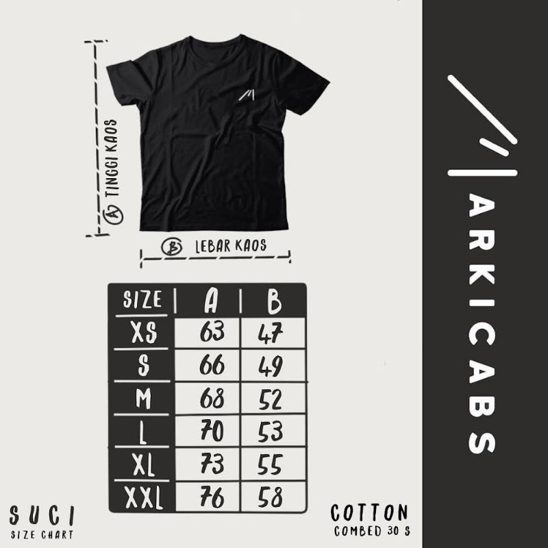 MARKICABS [Suci - Black] Tshirt