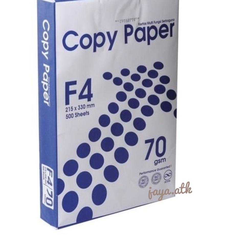 

[PRODUK 6FLVR] Kertas HVS F4 Copy Paper 70gsm - Per 100pcs KLP