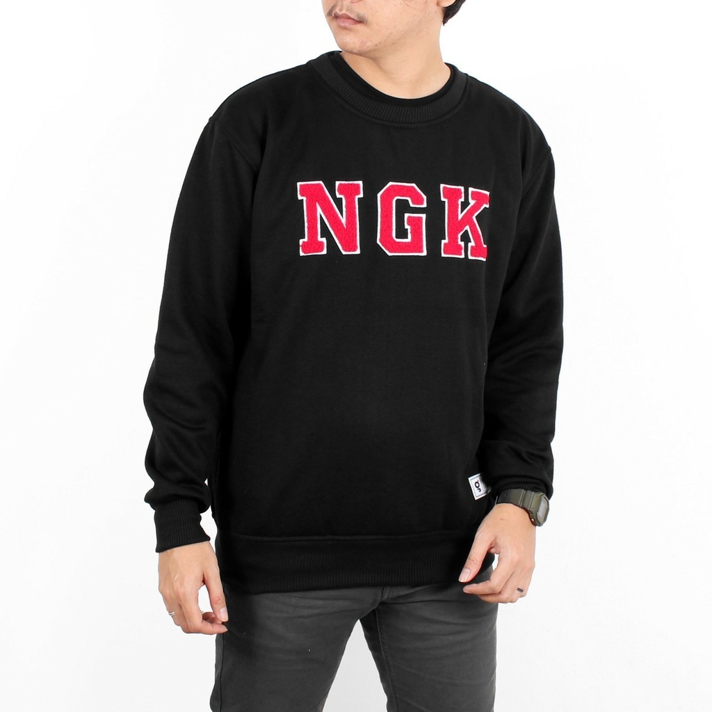 Swetears Crewneck NGK TOWL Premium Distro/Matt Cottun Flecee Gramsi 280/Crewneck Pria Terlaris